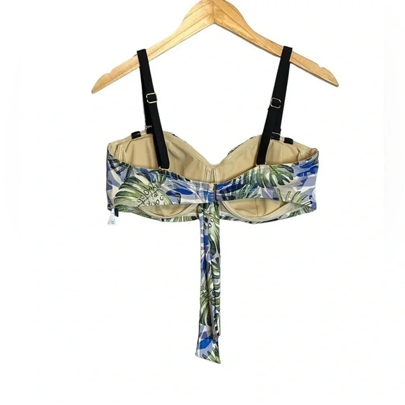 NWOT Swimsuits For All | Scout Underwire Bikini Top Tropical Floral TOP ONLY - Picture 6 of 11